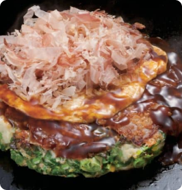 九条ねぎのお好み焼