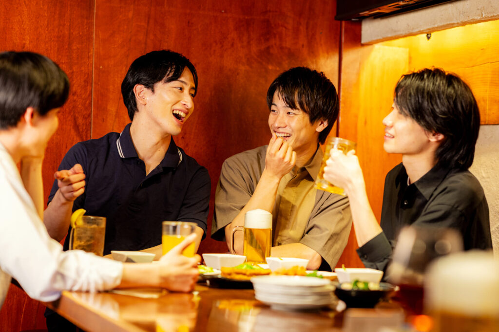 ワイワイ食べられる外食