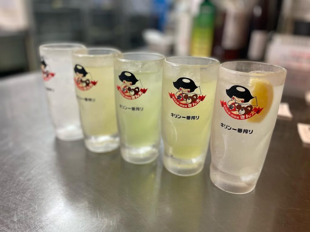 お好み焼き　昼飲み