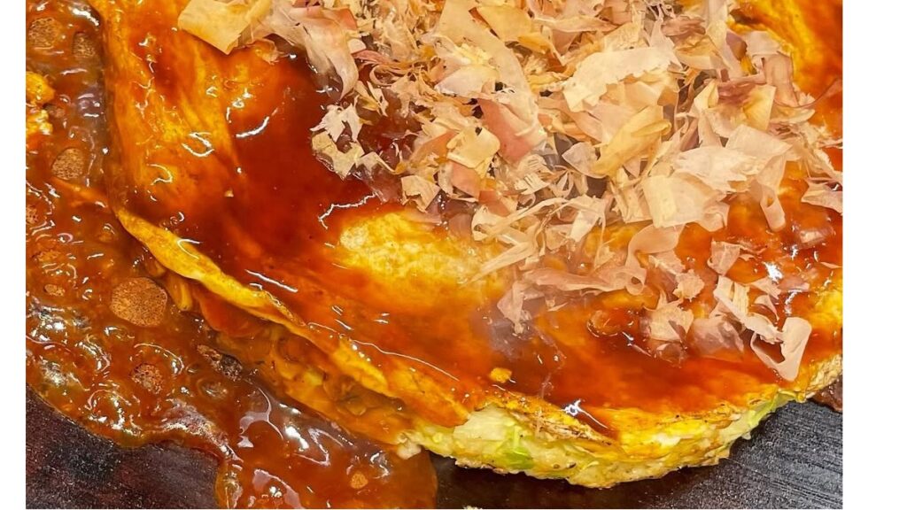 お好み焼き　厚み