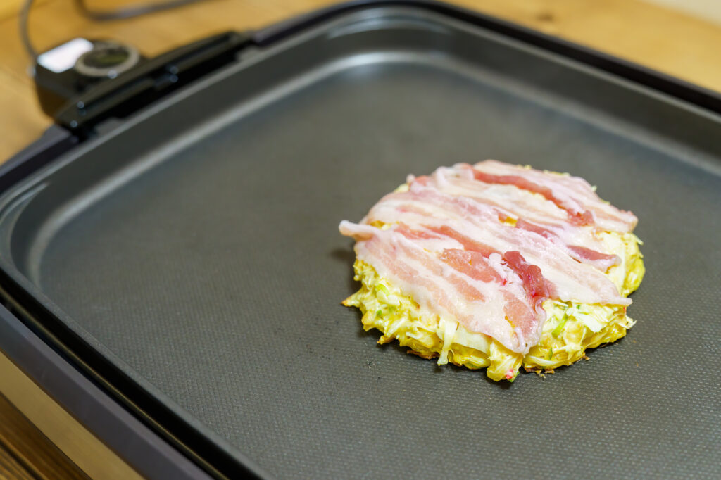 お好み焼　焼き方　難しい